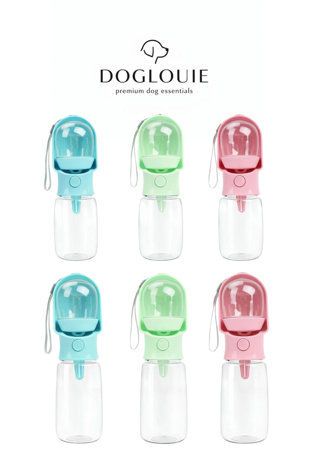 DogLouie®️ -Trink- & Futterflasche für unterwegs