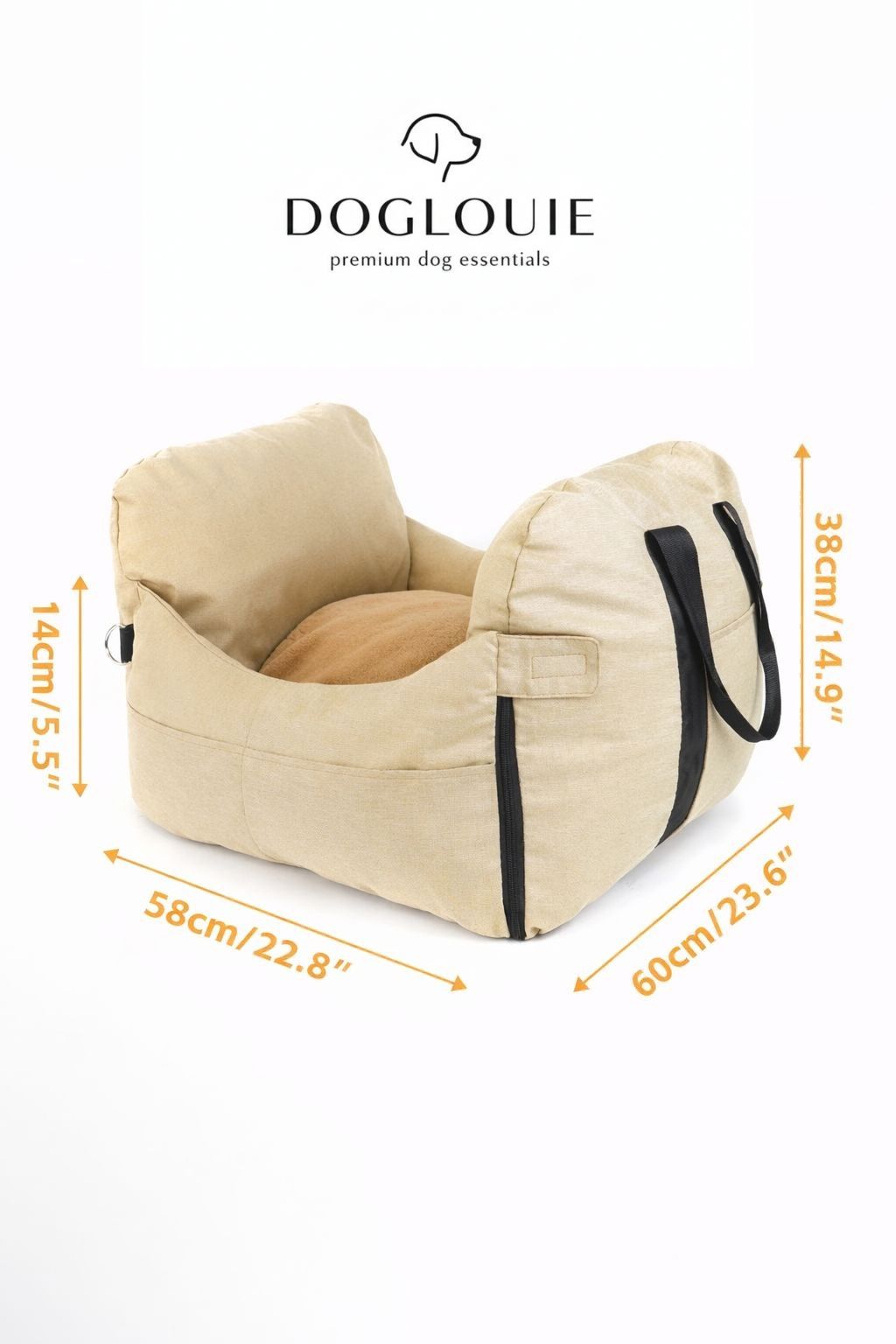 DogLouie®️ ComfortRide Autositz