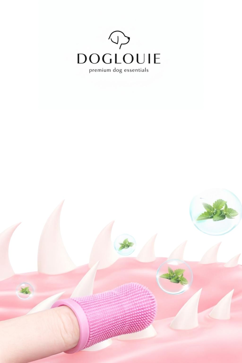 DogLouie®️ Finger-Zahnbürste für Hunde