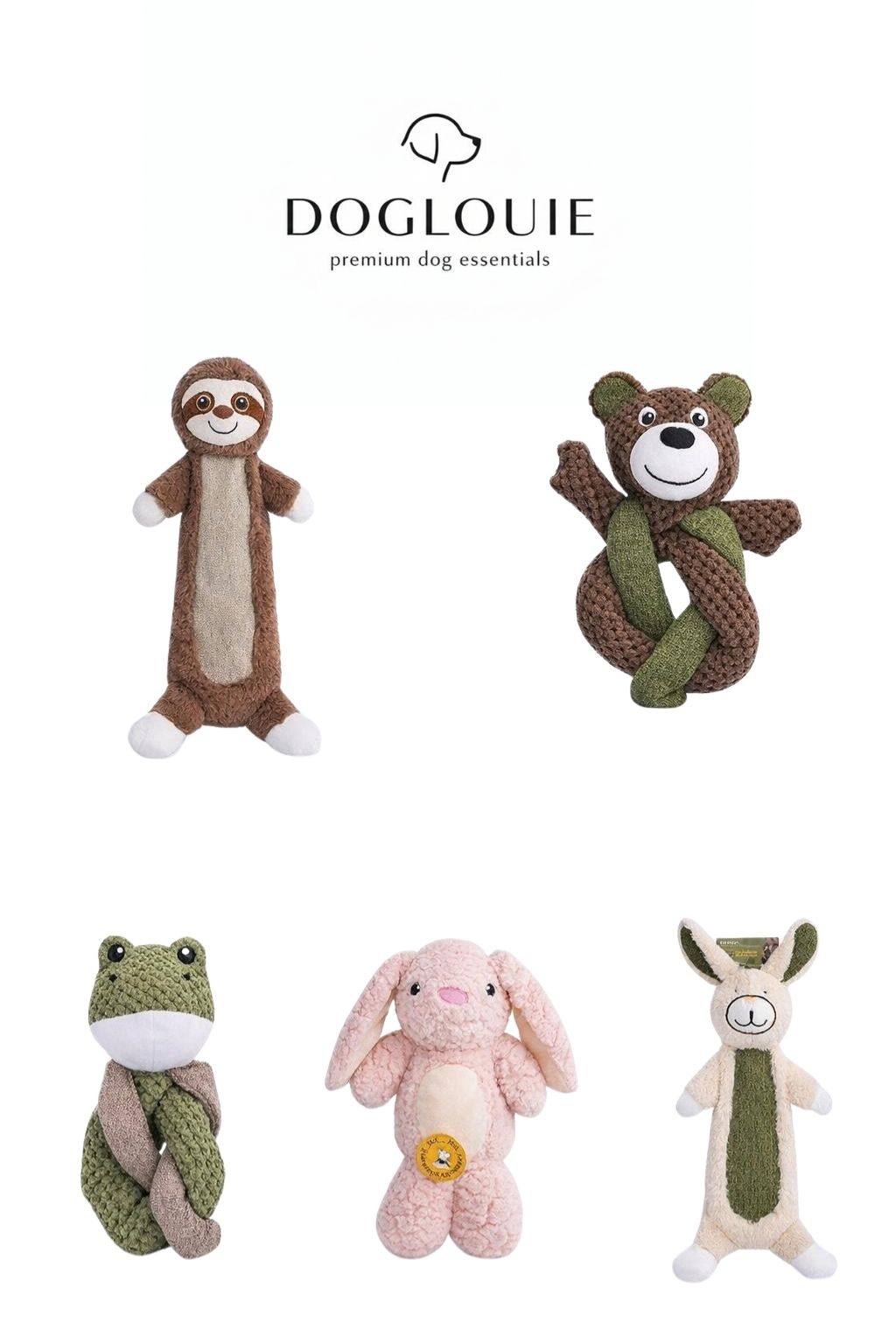 DogLouie®️ CuddleBuddy Hundespielzeug