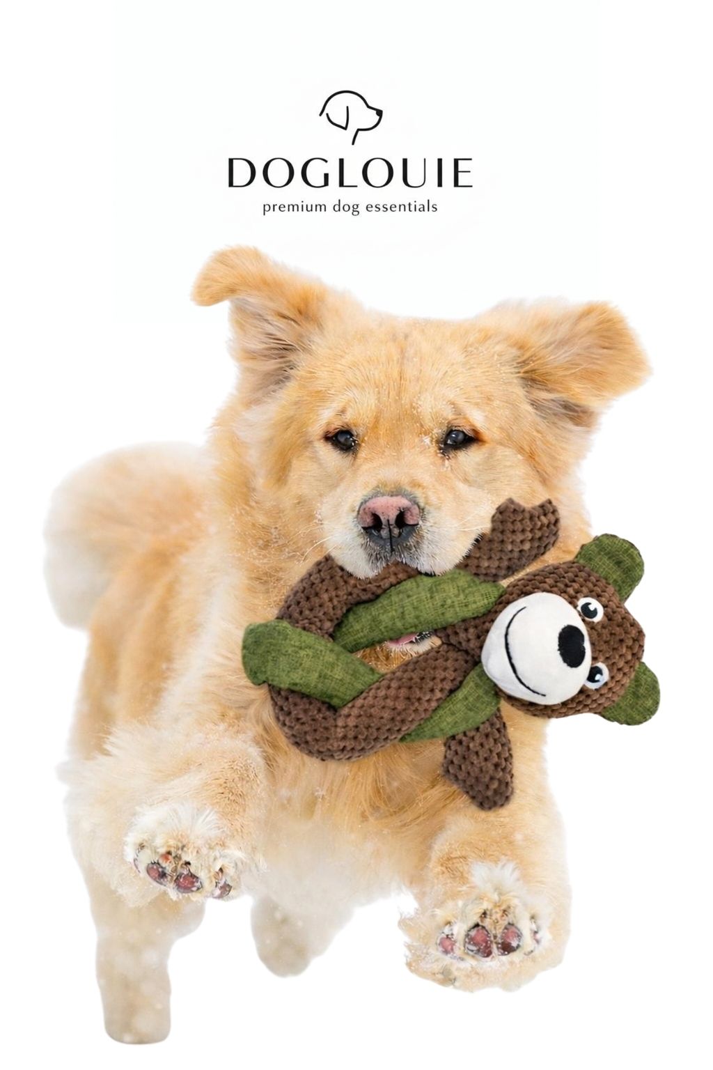 DogLouie®️ CuddleBuddy Hundespielzeug